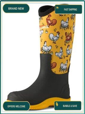 Waterproof Mid-Calf Rain Boots Non-Slip Gardening Shoes
